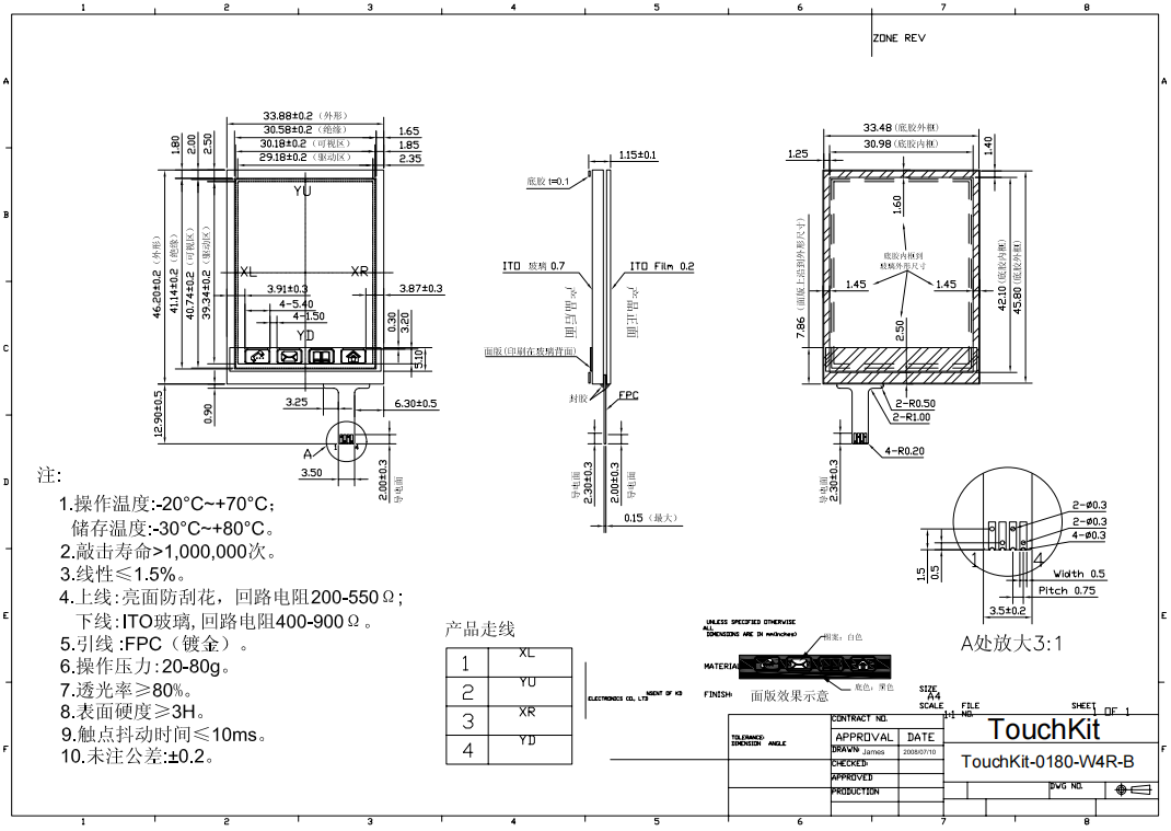 4wire Resistive Touch_Screen